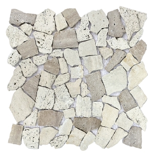 Natural Stone Backsplash Pebbles Garden floor marble mosaic Tile
