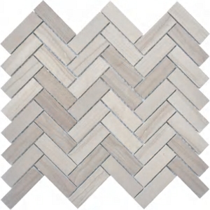 1x3 Herringbone Calacatta white marble Mosaic Tile Polished chevron marble mosaics