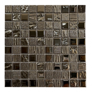 Shining sliver gold crystal glass tile mosaic wall bathroom and kitchen decor tile