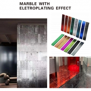 New Arrival Colored Stone cold Shining Gold Silver Mosaic wall mosaic marble decor tile
