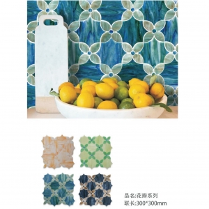 New Design Handmade stained glass customized patterns mosaic art wall mural