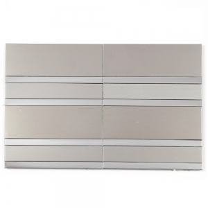 Luxry Sliver Metal Mosaic Tile Linear Stainless Steel Backblash Wall Decoration Boarder Tiles